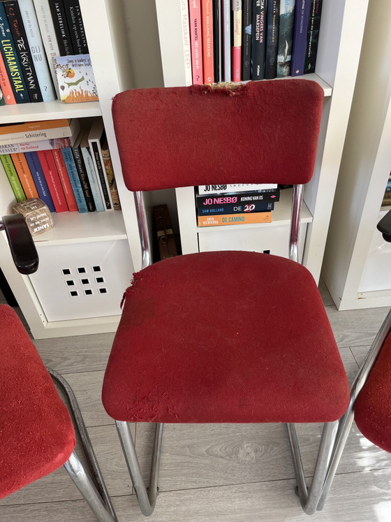 3 Different Original Gispen Chairs – Chairs and lounge chairs, Plastic, Textile (photo 3 of 5)
