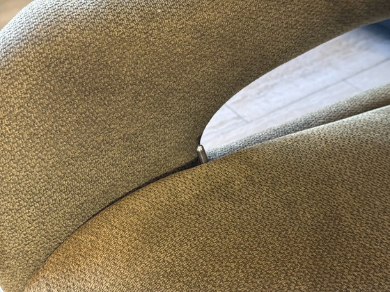 Image 1 of Poltrona reclinabile originale Hukla, da pavimento, in tessuto, verde, come nuova.