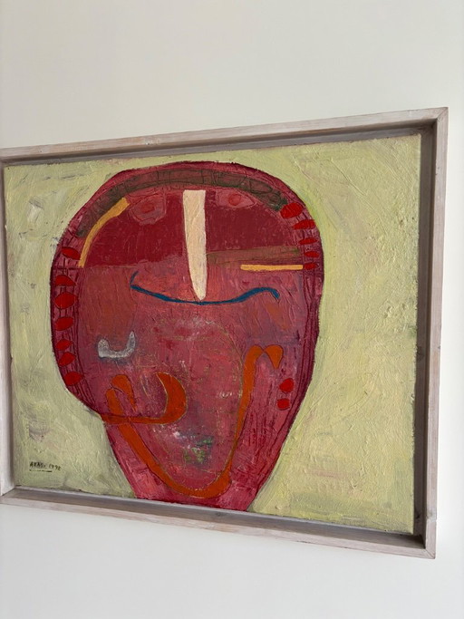 Dipinto ad olio su tela di Kareem Aras