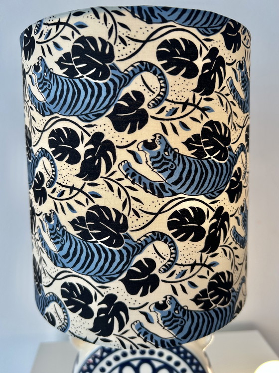 Image 1 of Dekorative Tischlampe - kabellos für Regal oder Sideboard 