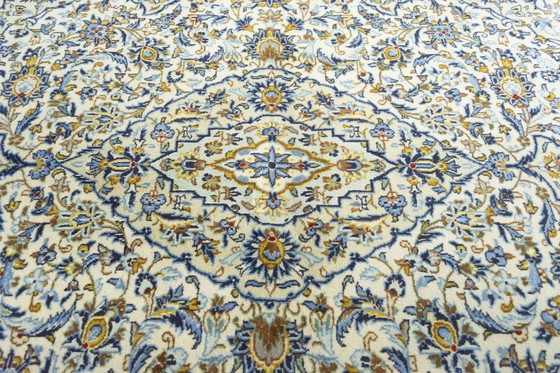 Image 1 of Kashan oriental rug - Hand-knotted from fine cork wool - 210 x 140 cm