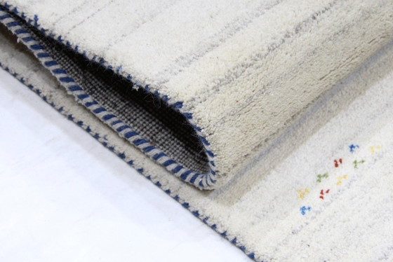 Image 1 of Original Modern Indo Gabbeh Woll Teppich 298 x 80 cm Top Zustan