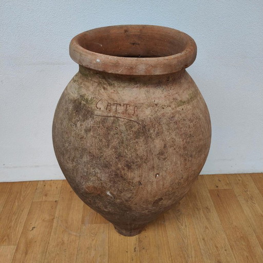 Jarrón de jardín de cerámica muy grande, jarrón, urna, jarra.