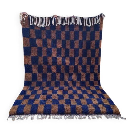 Marokkaans Berber vloerkleed gedecoreerd 300cmx150cm – Vloerkleden en tapijten, Wool, Bohemian (photo 6 of 7)