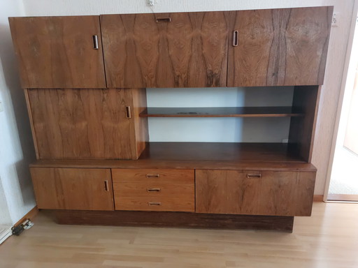 Wall cabinet, sideboard, Danish style, rosewood, vintage
