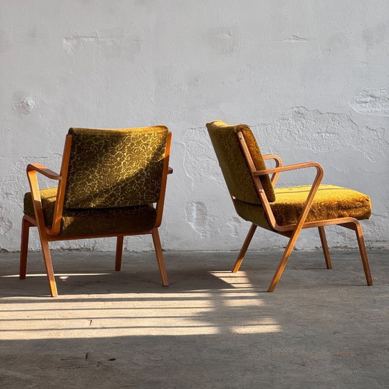 Image 1 of Pair of Mid-Century Easy Chairs by Selman Selmanagić, 1957