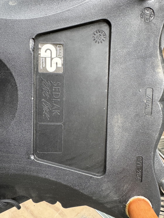 Image 1 of 4x Vitra eetkamerstoel Sedlak