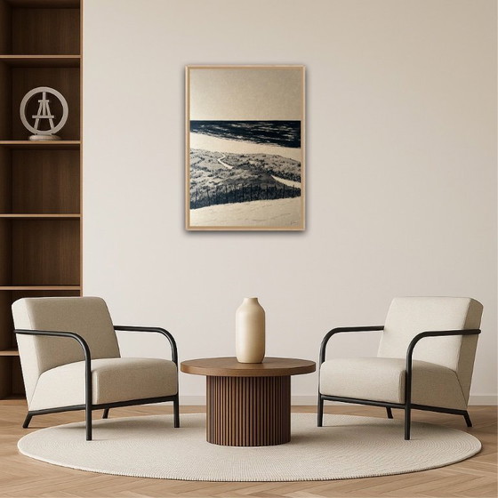 Image 1 of Ink on 400g kraft paper. 70x50cm.