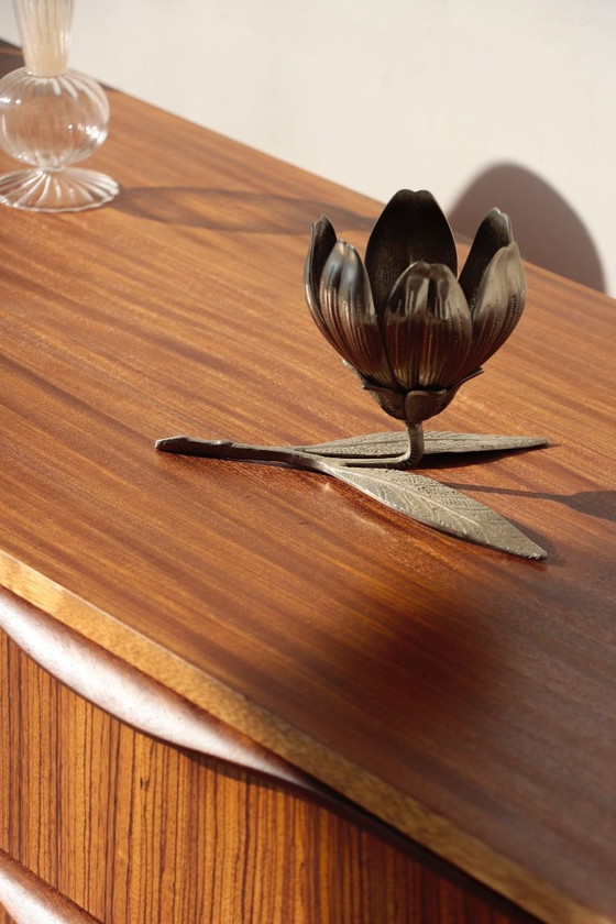 Image 1 of Credenza vintage in teak e zebrano – Elliots of Newbury, anni '60