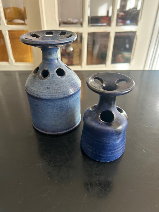 Deux Vases en Céramique de Salins