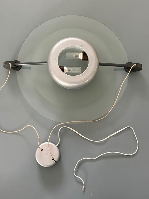 Artemide Cyclos Sospensione, Vintage, Michele De Lucchi – hanglampen, Plastic, Glass