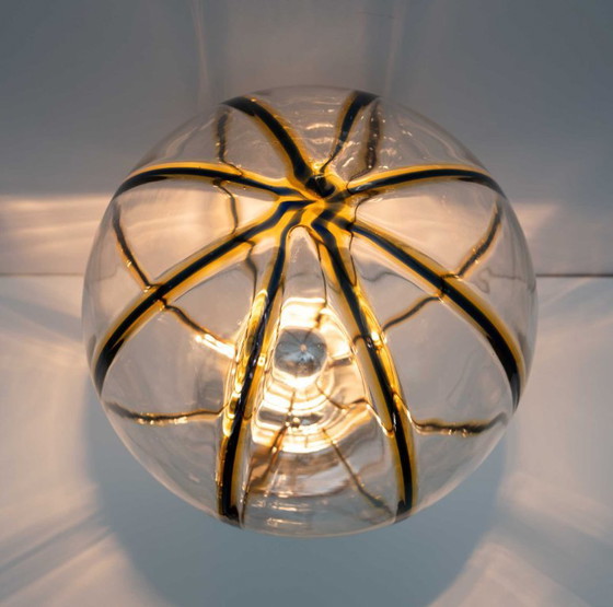 Image 1 of Lampada da tavolo in vetro di Murano di Toni Zuccheri, stile moderno di metà secolo, anni '70