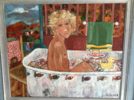 Pittrice Lilian Adcock – Dipinti e disegni, Legno (photo 3 of 10)