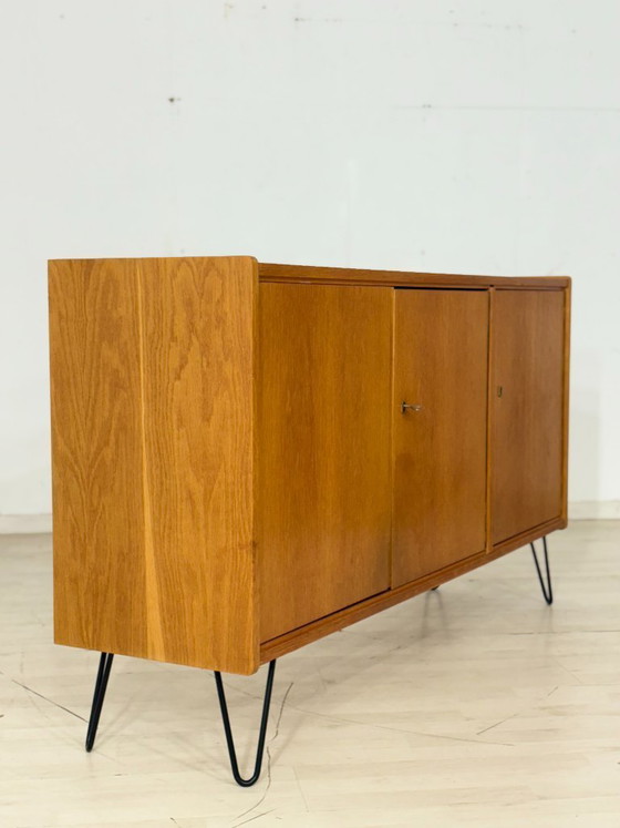 Image 1 of Mid-Century Sideboard / Vintage Chest of Drawers / Living Room Cabinet / Oak Cabinet