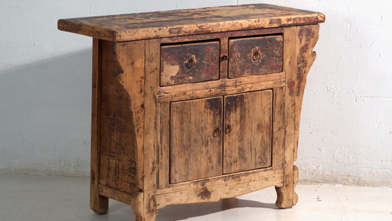Credenza antica in legno di pino – Cina, circa 1930 – Credenze, Iron (photo 3 of 40)