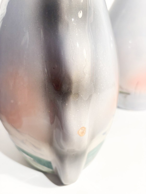 Paire de vases en céramique Castelli peints à la main, années 1950 – Ceramic (photo 6 of 13)