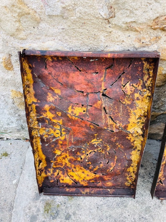 Image 1 of Sculture murali brutaliste americane di metà secolo di Irv Bramberg, anni '60, set di 3