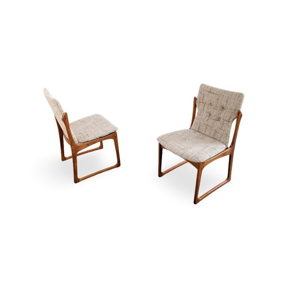 Set of 2 Vamdrup Stolefabrik Midcentury Armchairs Danish Teak Chair – Wood (photo 6 of 11)