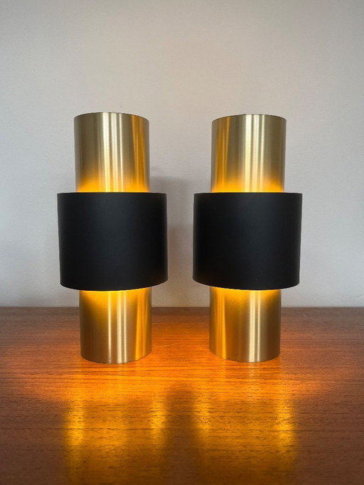 Set (2x) Fog & Mørup Etna pendant lamps 1960s
