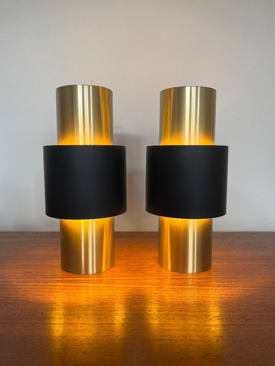 Image 1 of Set (2x) Fog & Mørup Etna pendant lamps 1960s