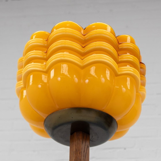 Lampadaire Art Déco – Glass, Wood (photo 11 of 14)