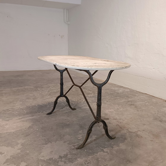 Image 1 of Tavolo da giardino con piano in pietra