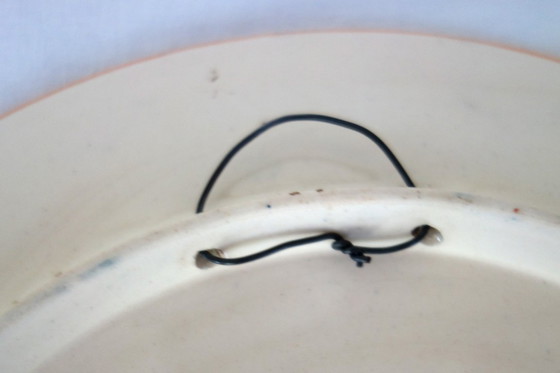 Image 1 of 2 dekorative Wandteller Gien, um 1900