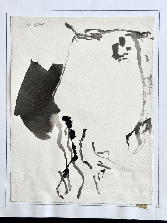 Image 1 of Hanna Ben Dov - Belle abstraction lyrique des années 1960