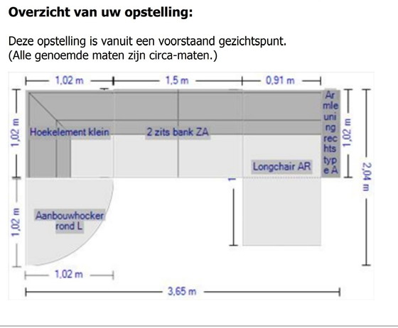 Montel 5-Sitzer-Sofa – Textile (photo 7 of 7)