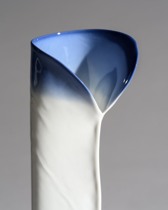 Image 1 of Johan van Loon x Rosenthal Studio-Line Glossy Paper Porcelain Vase Duo Maritime