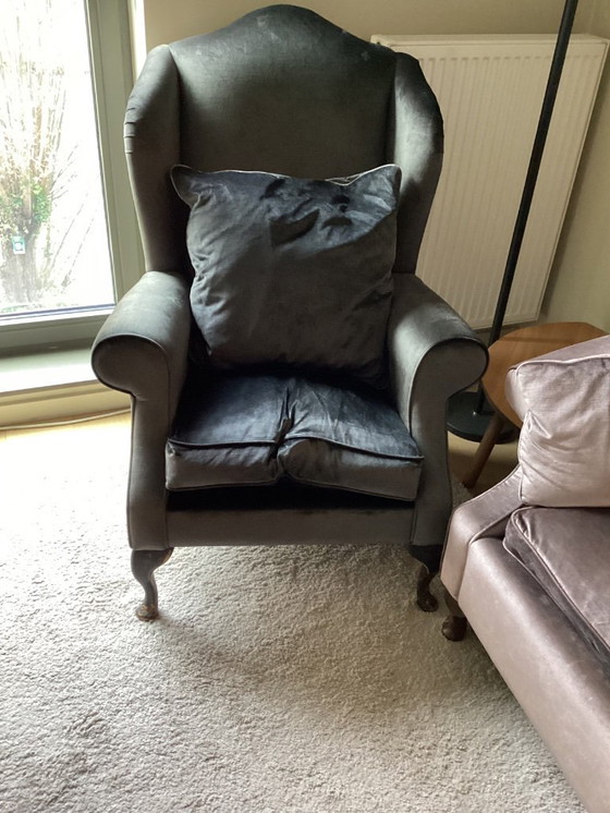 Image 1 of Pieter Porters 3-seater & 2 single armchairs - castle style, designed by Antwerp interior architect Pieter Porters