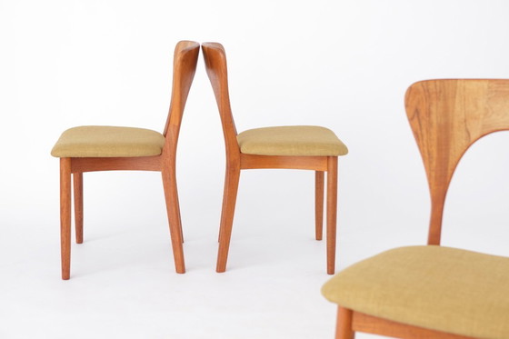 Image 1 of Set of 6 Niels Koefoed “Peter” Teak Dining Chairs, Denmark 1960s–1970s | Danish Mid-Century Modern Vintage Chairs