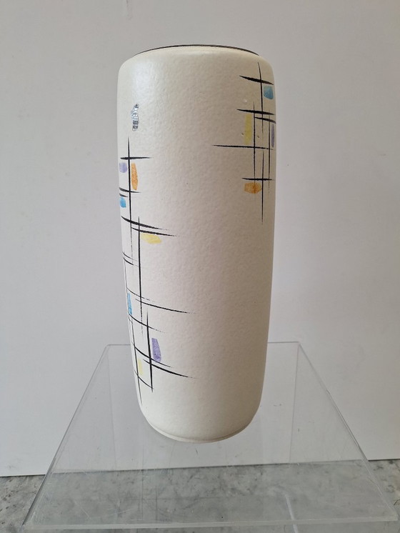 Image 1 of Vintage XL Jasba Keramik Vase Abstract