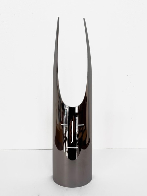 Vergoldete Silber-Bildhauerei von Gio Ponti für Argenteria Sabattini, 1978