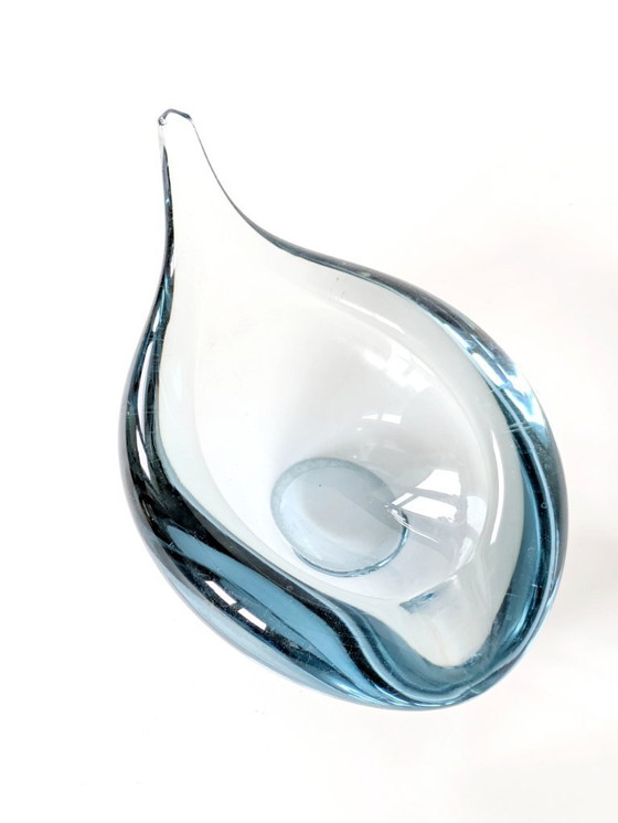 Image 1 of Bol en verre Holmegaard AKVA du milieu du siècle par Per Lütken signé