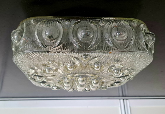 Image 1 of Personal de montaje empotrado de vidrio con burbujas de hielo