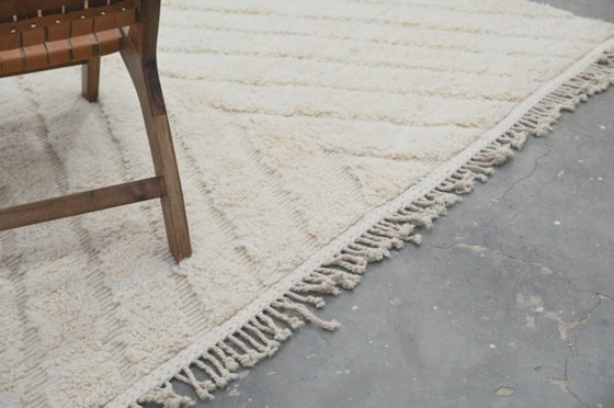 Image 1 of Minimalistischer marokkanischer Beni Ourain Teppich 3X2