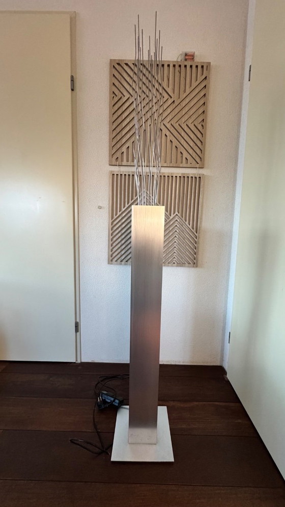 Image 1 of Quasar Emily Design Vloerlamp - Dimbaar/aluminium/RVS