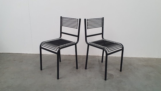 Rene Herbst Sandows design chairs Bauhaus Vintage sandow I – Dining chairs, Metal, Rubber (photo 10 of 17)