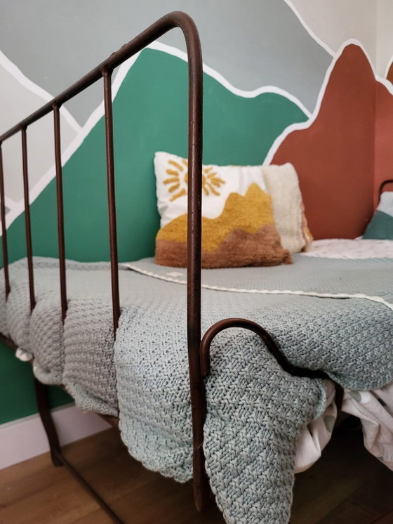 Image 1 of Letto antico francese a doghe brocante