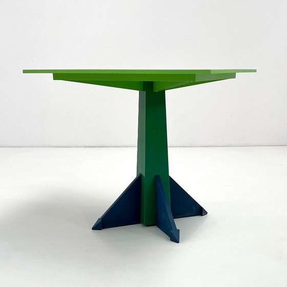Mesa de comedor verde modelo 4310 de Anna Castelli para Kartell, década de 1980. – Mesas de comedor, Plastic (photo 7 of 11)