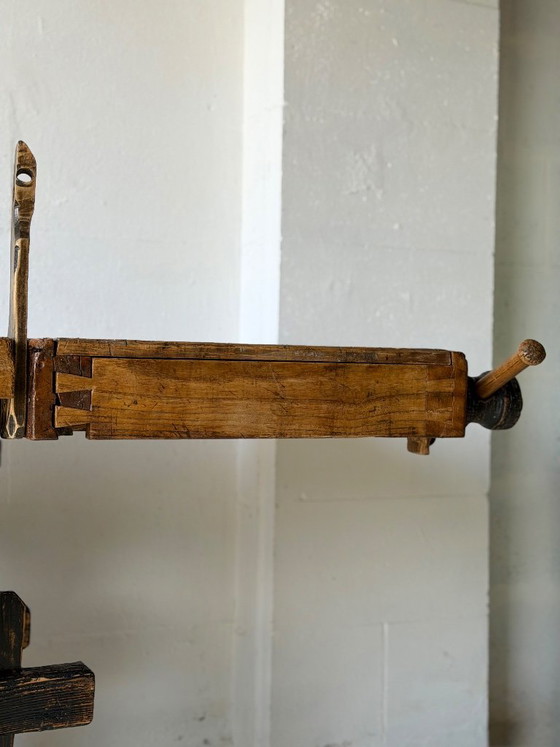 Établi de menuisier ancien en bois, années 1890 – Objets déco, Wood (photo 12 of 21)