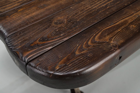 Image 1 of Vintage industriële salontafel, jaren 50