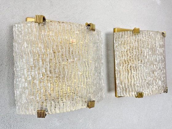 Image 1 of Coppia di lampade da parete vintage in Murano