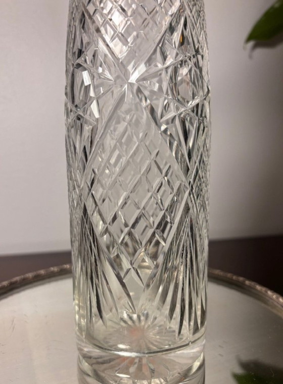 Image 1 of carafe Baccarat col en argent