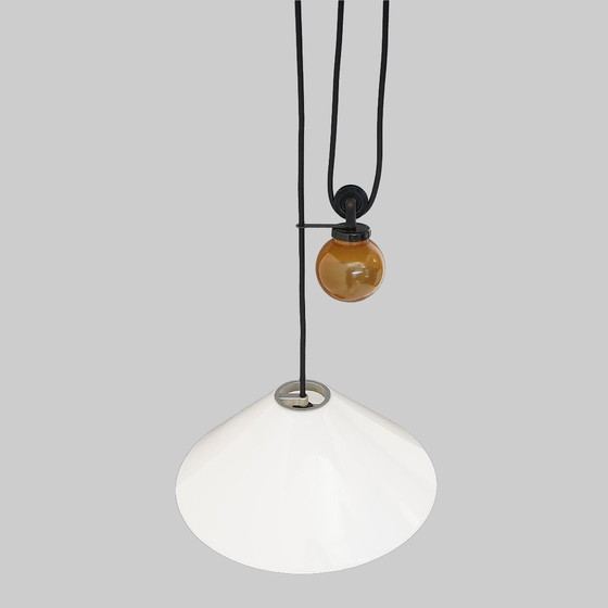 Image 1 of Lustre "Aggregato" par Enzo Mari pour Artemide, 1970