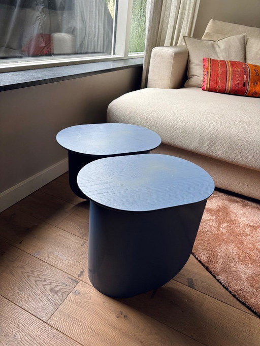 2x FEST plateau side table  - pigeon blue