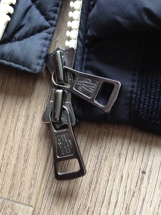 Image 1 of Moncler blue down jacket
