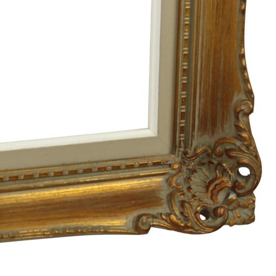 Image 1 of Goudkleurige Barok Stijl Lijst 73x63cm