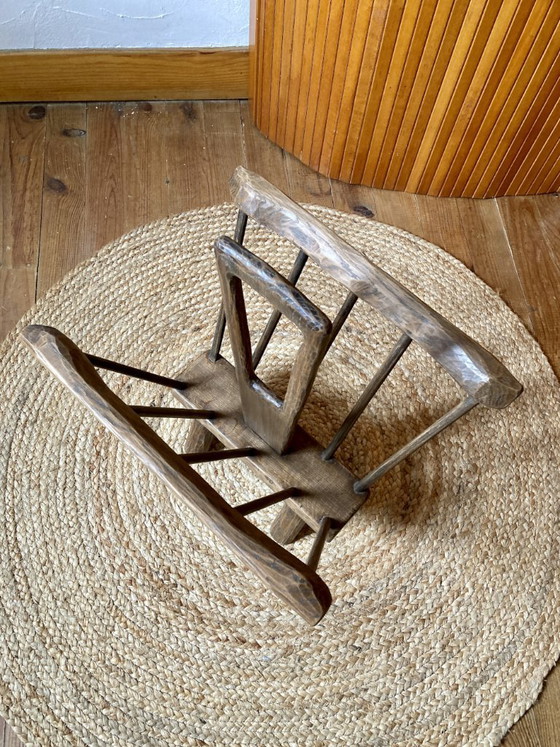 Image 1 of Portariviste brutalista nello stile di Jean Touret, anni '50